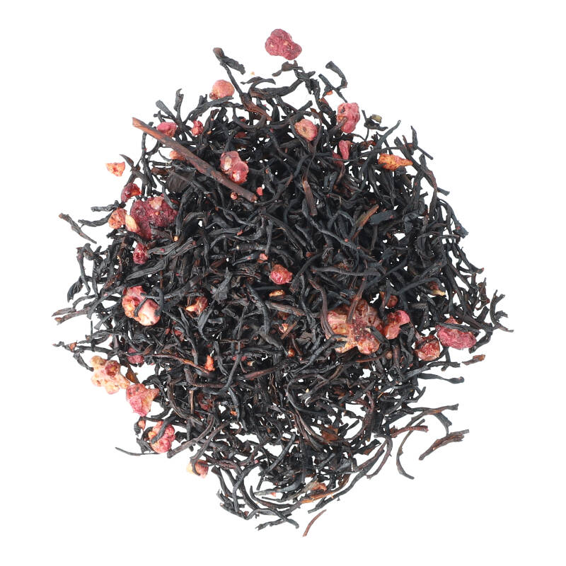 Té negro fresa